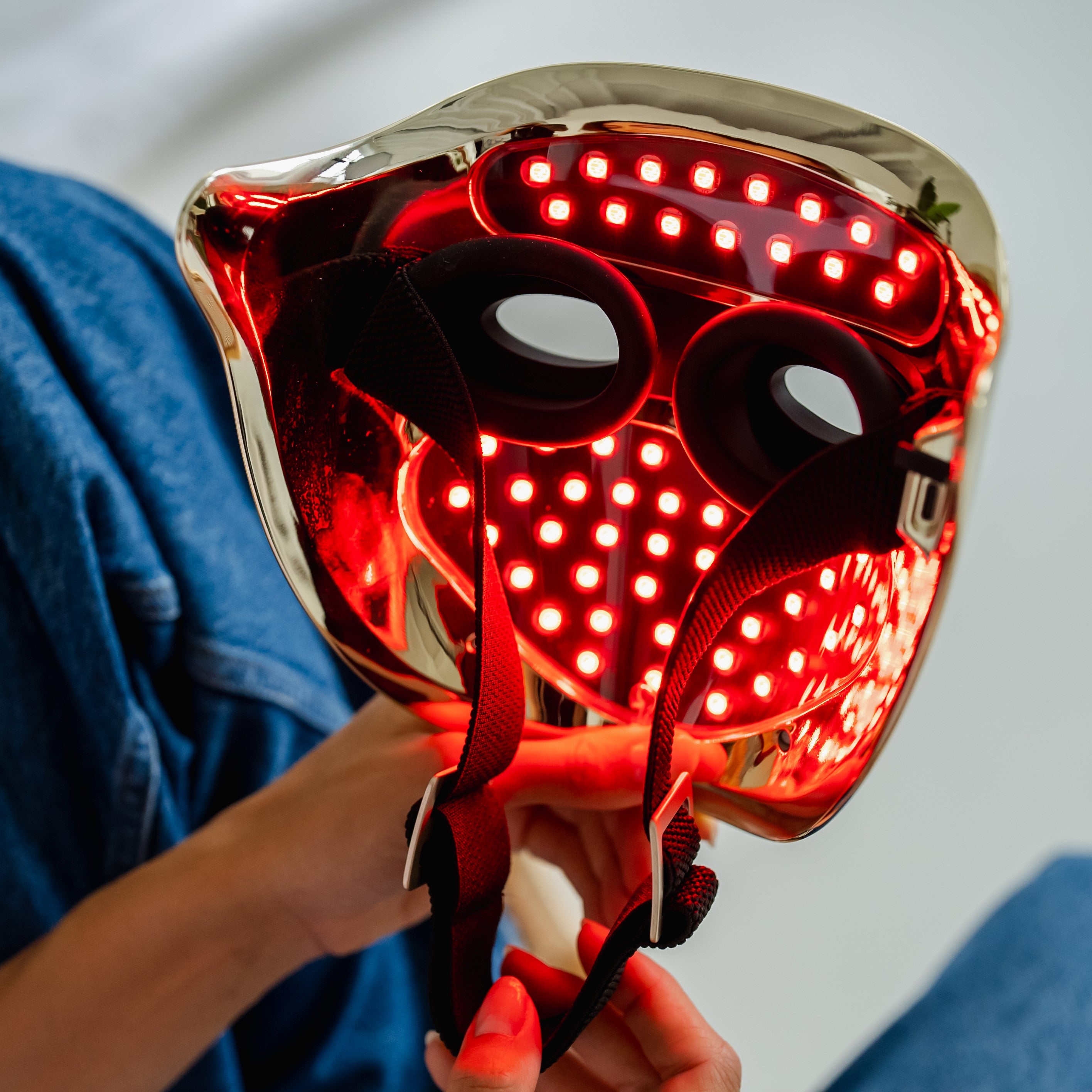 BEAUTIFLY AURA Gold LED Maske
