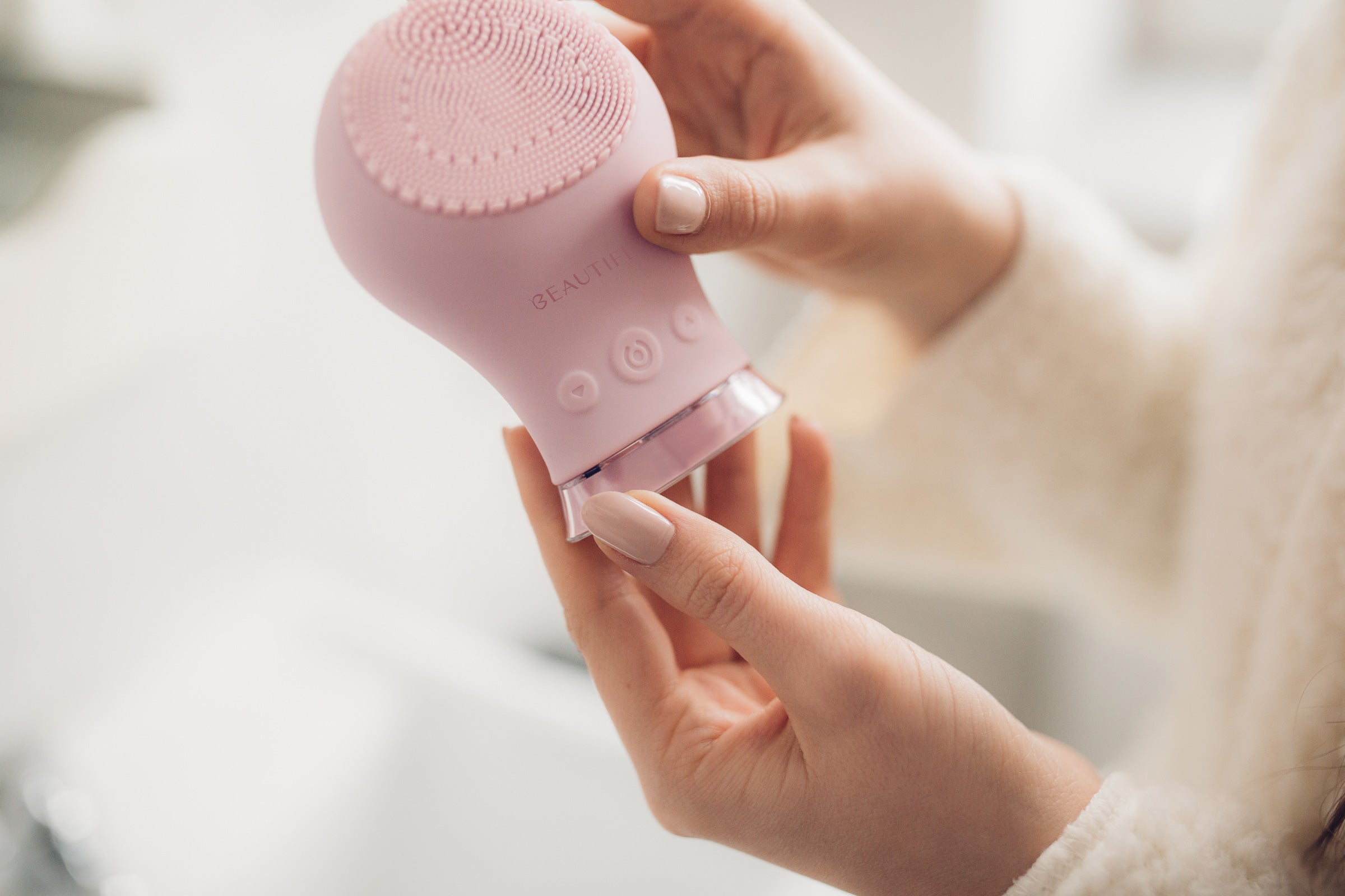 BEAUTIFLY B-Fresh Pink Schall-Gesichtsbürste