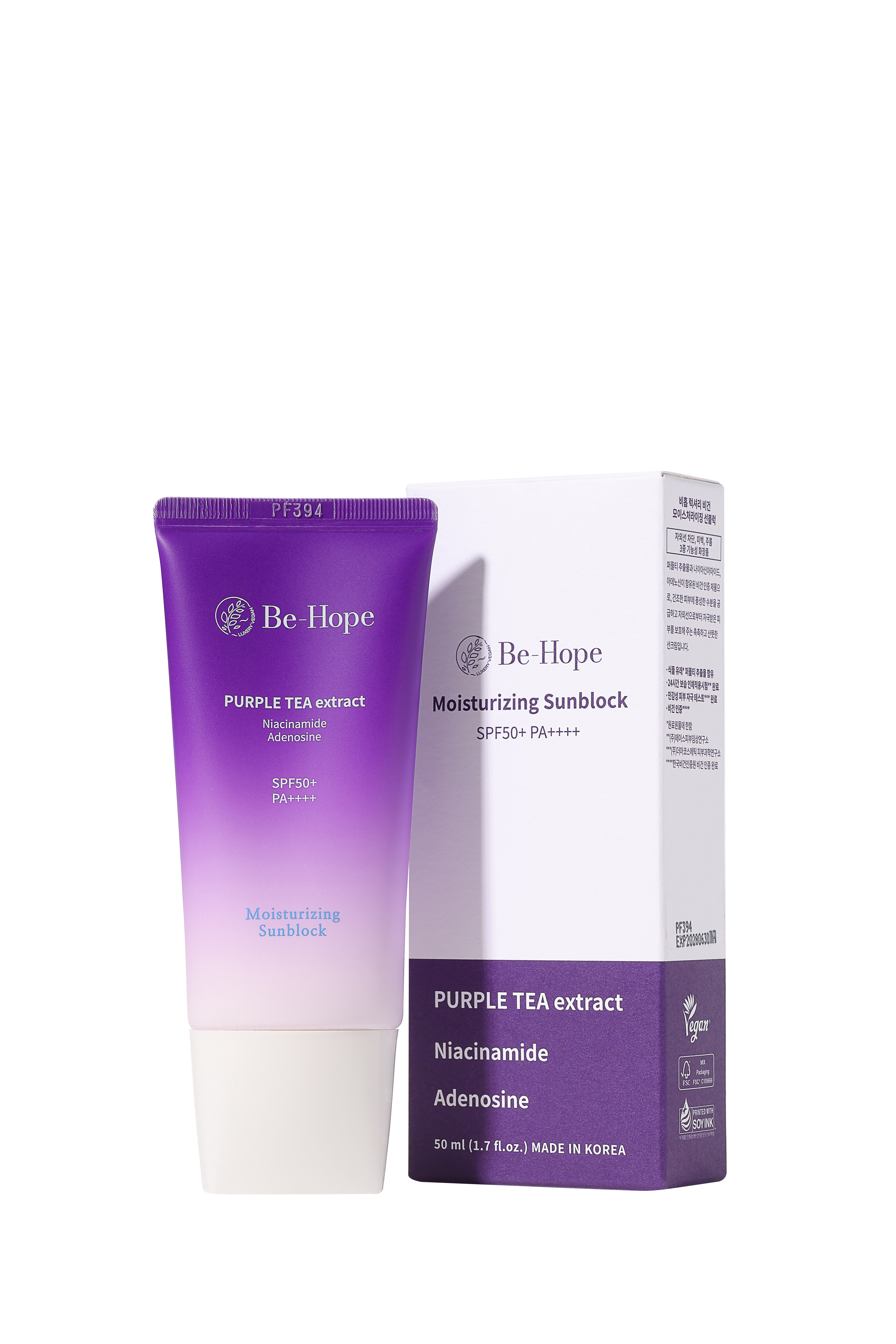 BE-HOPE Luxury Vegan Hydratisierender Sonnenblock