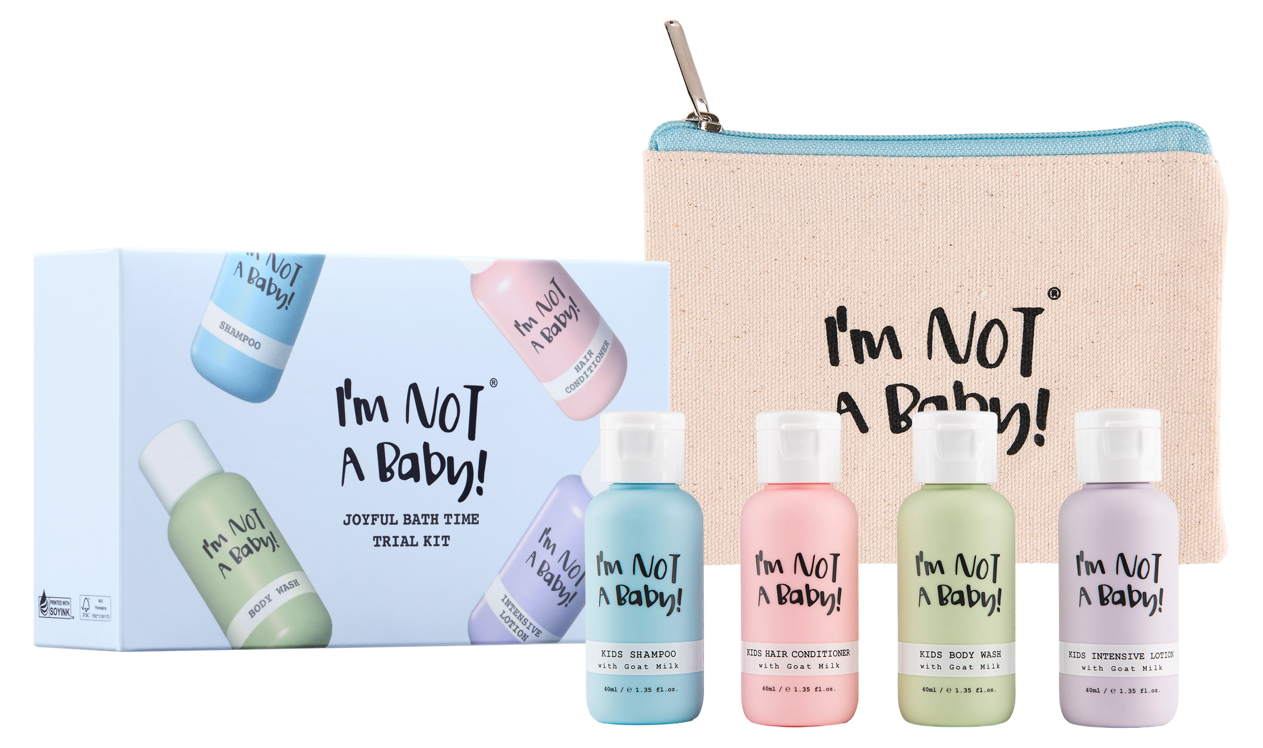 IM NOT A BABY Joyful Bath Time Probierset