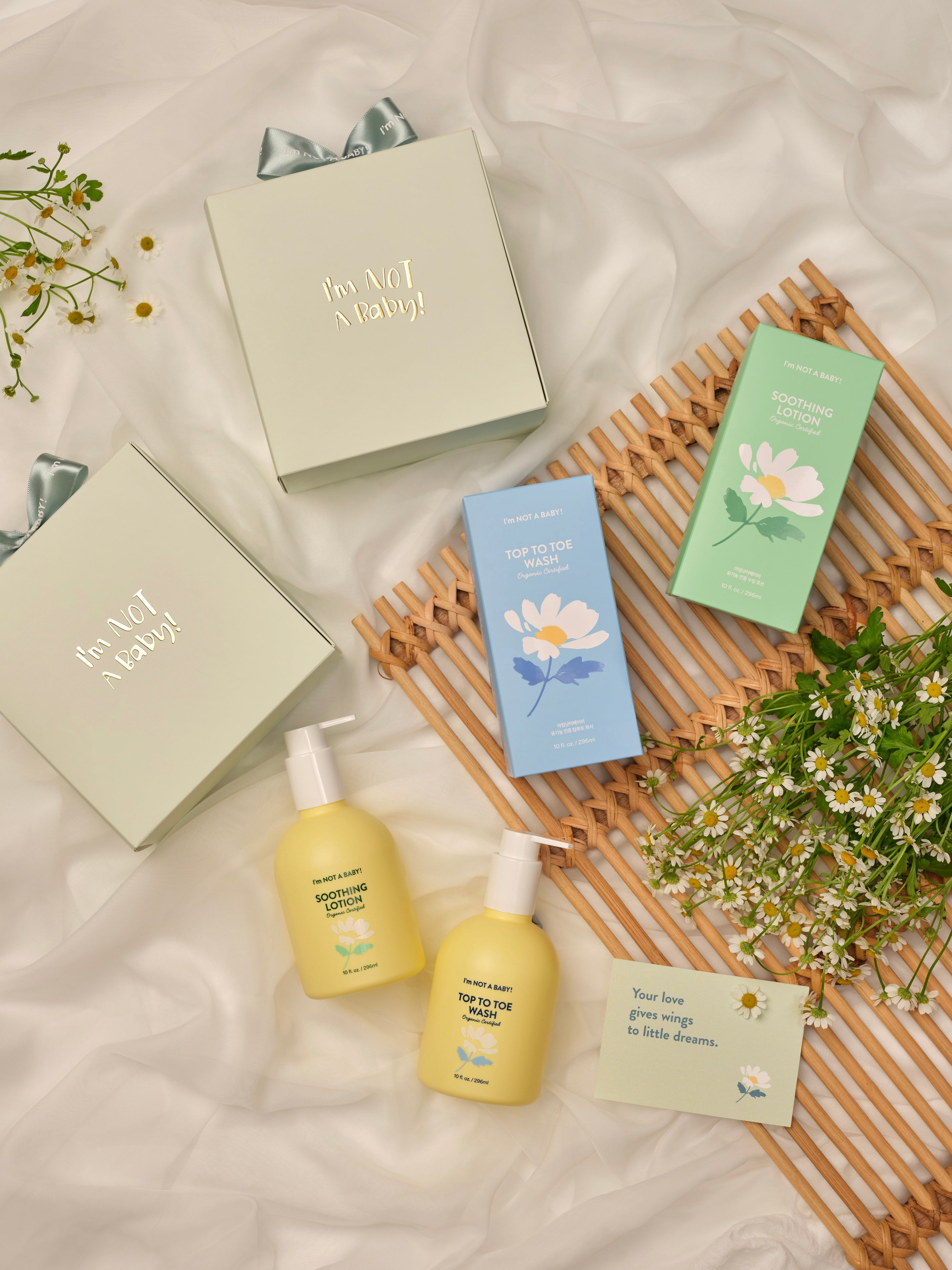 IM NOT A BABY Bio-zertifiziertes Geschenkset