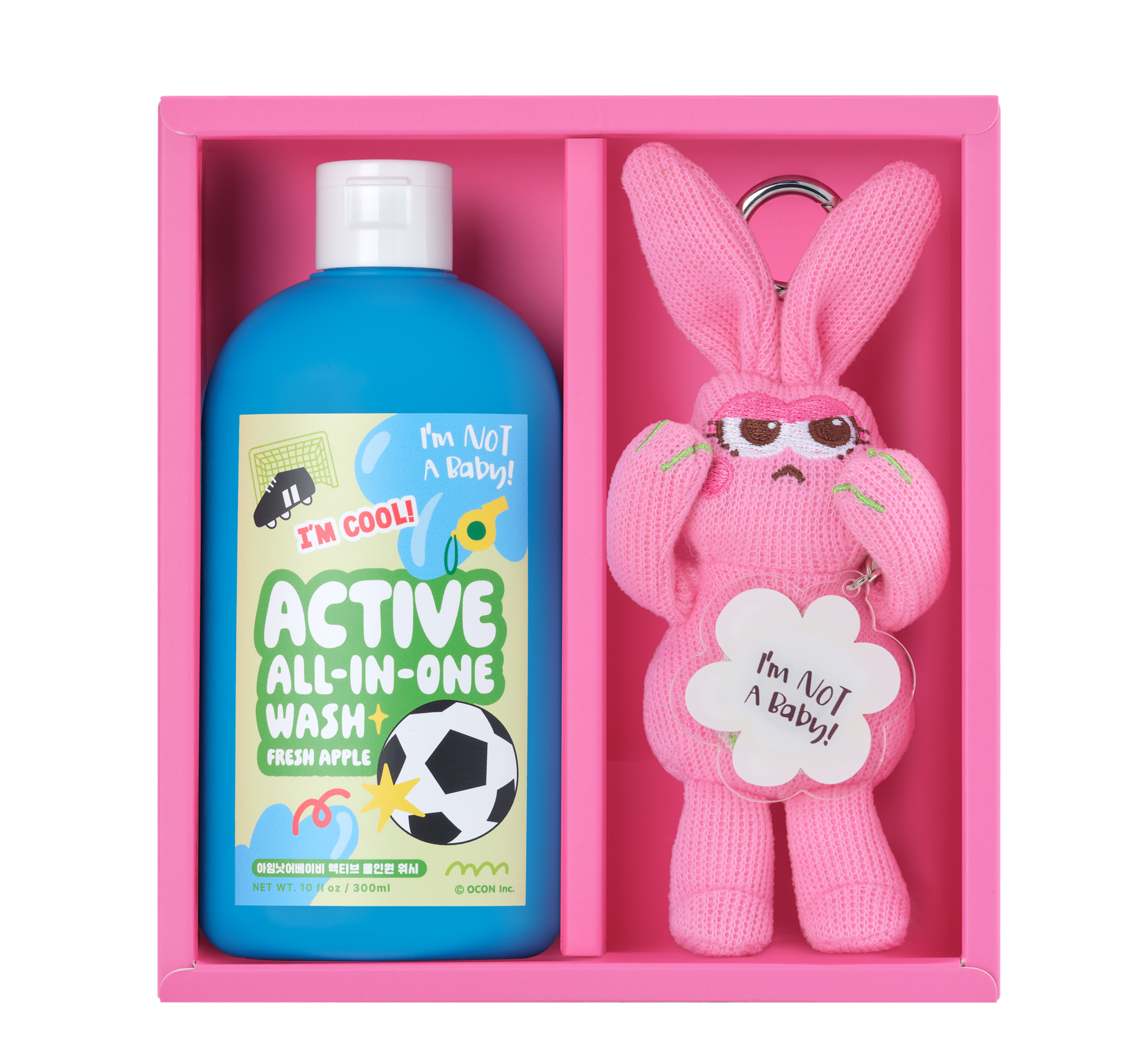 IM NOT A BABY All-in-One Wash Geschenkset Apfel