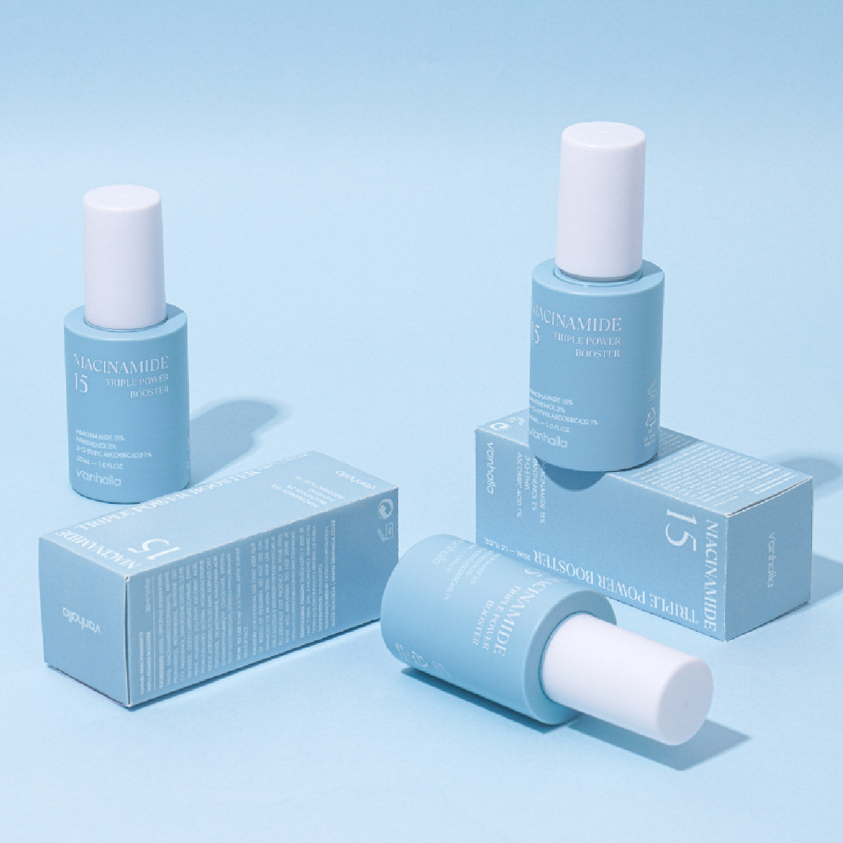 VANHALLA Niacinamid 15 Dreifach Power Booster